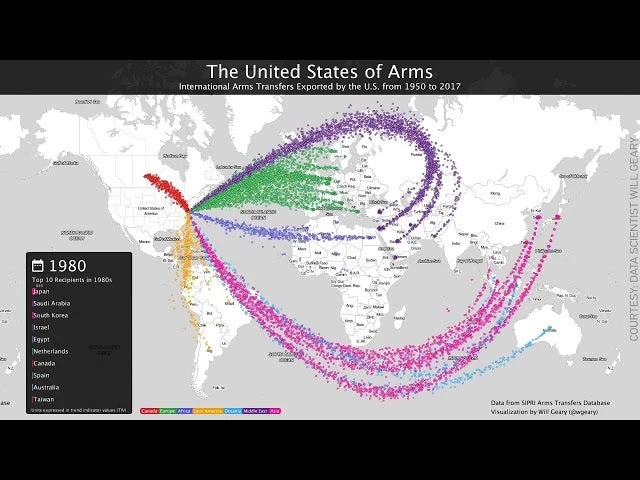 Βίντεο: Οι αμερικανικές εξαγωγές όπλων τις τελευταίες έξι δεκαετίες